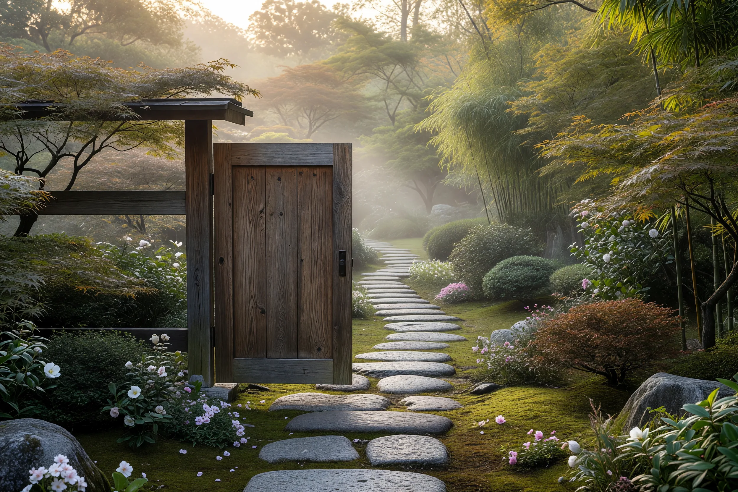 庭園の入口